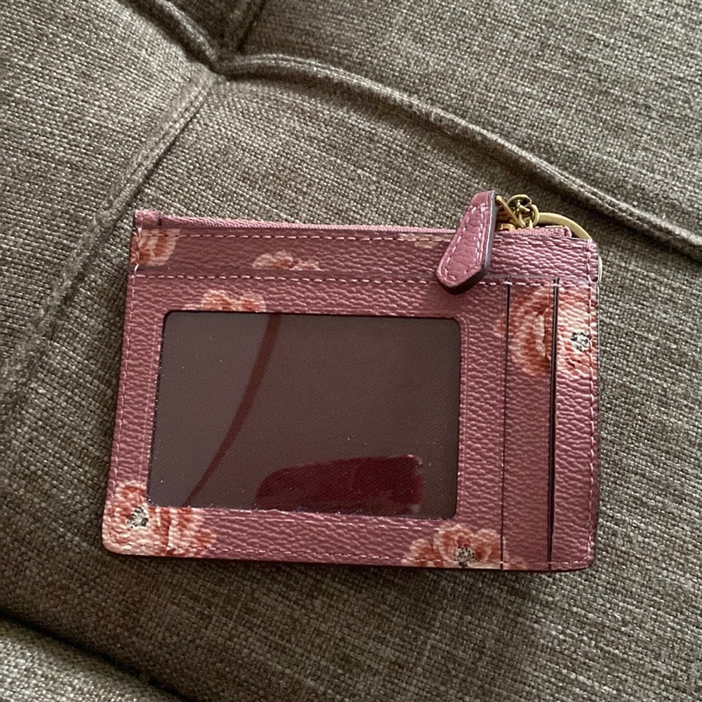 Coach Floral Card Wallet